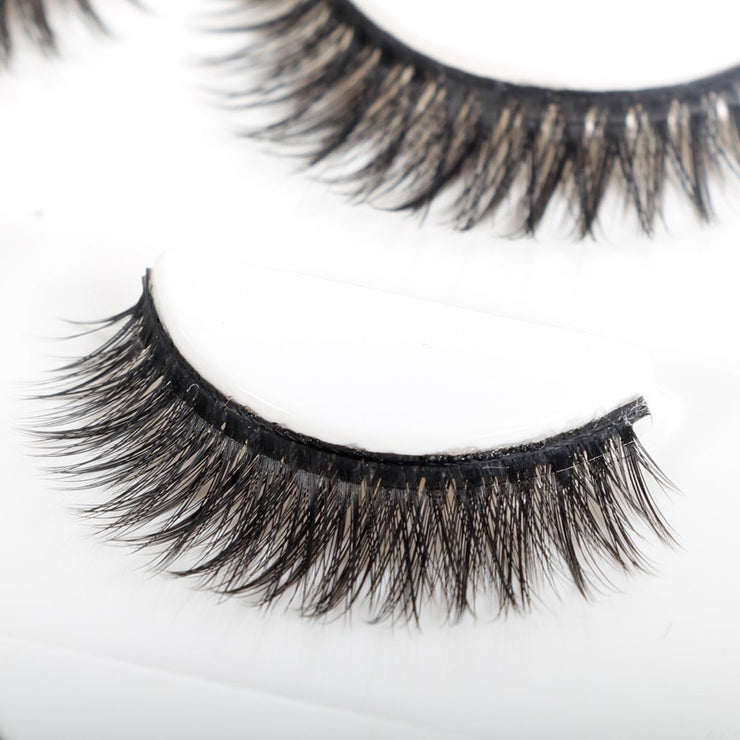 3D False Eye lashes Extension on Reusable Self-Adhesive