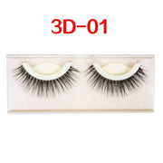 3D False Eye lashes Extension on Reusable Self-Adhesive