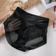 Women's High Waisted Hip Lifting Tummy Tightening Splicing Breathable Panties