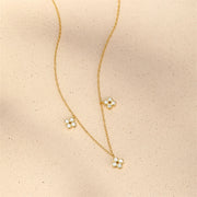 Sparkling Zircon Spike Necklace
