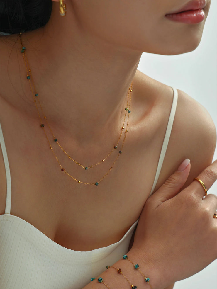 Colorful Charm Choker Necklace