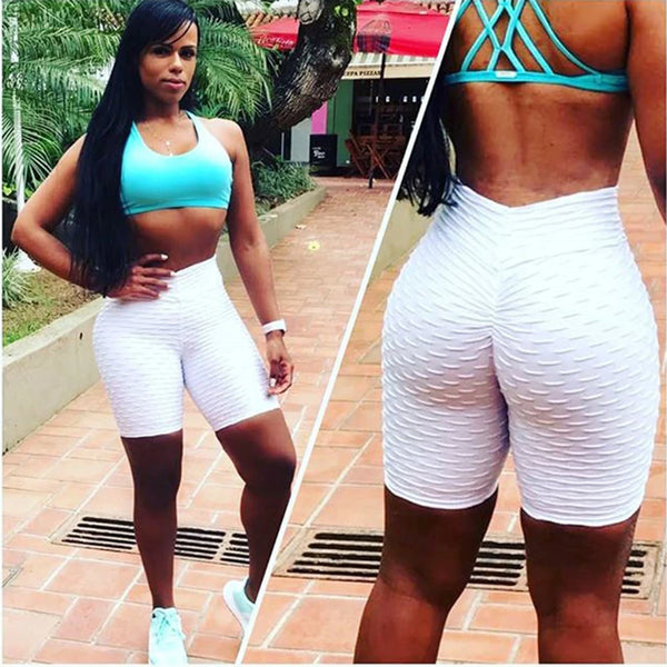 High Waist Yoga Fitness Shorts