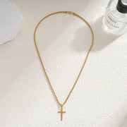 Timeless Gold Cross Necklace