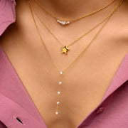 Sparkling Zircon Spike Necklace