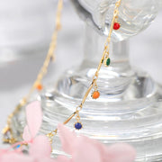 Vibrant Tassel Pendant Necklace