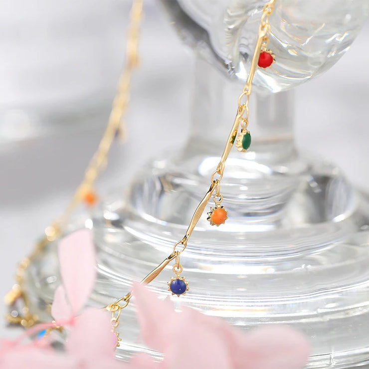 Vibrant Tassel Pendant Necklace