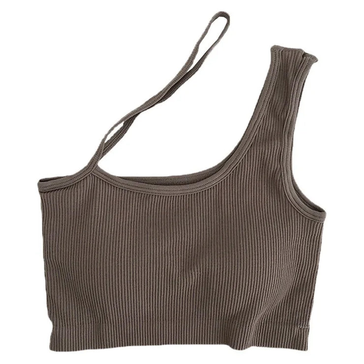 Chic One-Shoulder Crop Top
