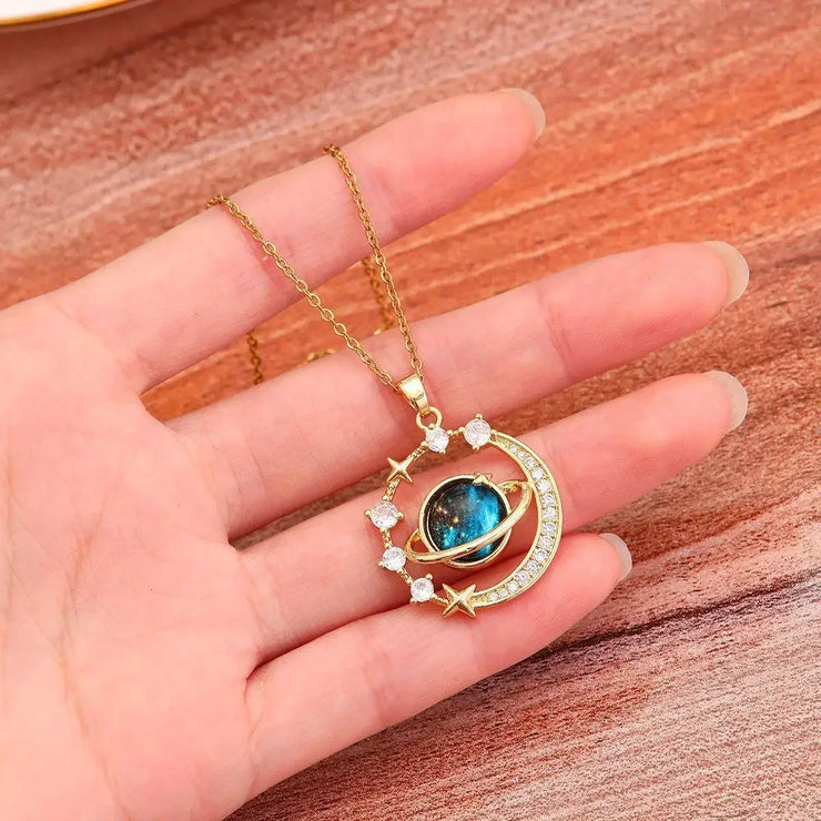 Starry Sparkle Pendant Necklace