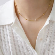 Dazzling Pearl Pendant Necklace