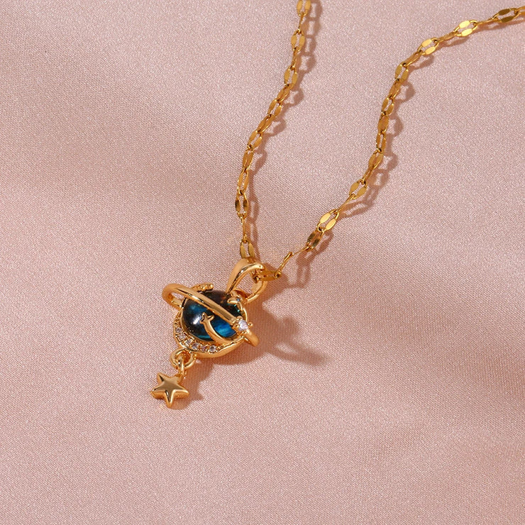 Starry Night Tassel Necklace