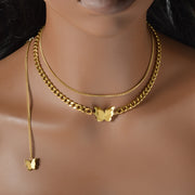 Chic Gold Layered Necklace