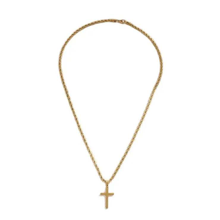 Timeless Gold Cross Necklace