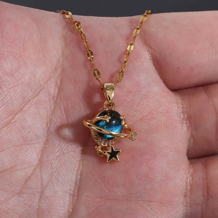 Starry Night Tassel Necklace
