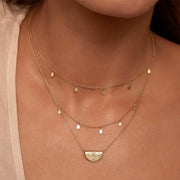 Sparkling Zircon Spike Necklace
