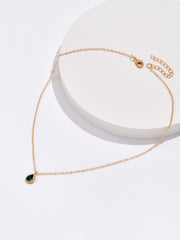 Sparkling Water Drop Necklace
