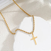 Timeless Gold Cross Necklace