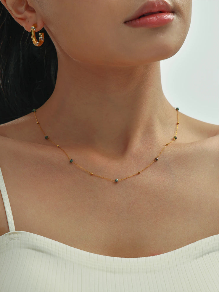 Colorful Charm Choker Necklace