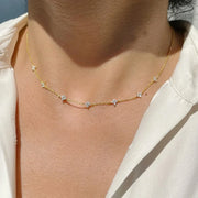 Elegant Gold Charm Necklace