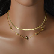 Chic Gold Layered Necklace