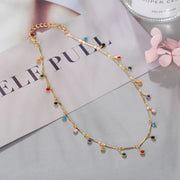 Vibrant Tassel Pendant Necklace