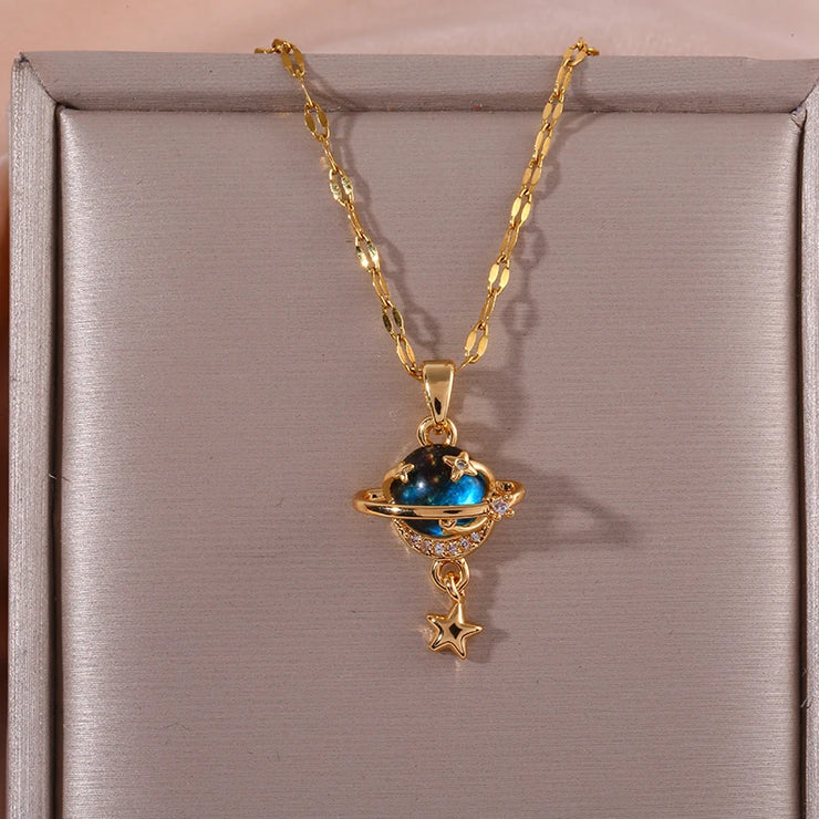 Starry Night Tassel Necklace