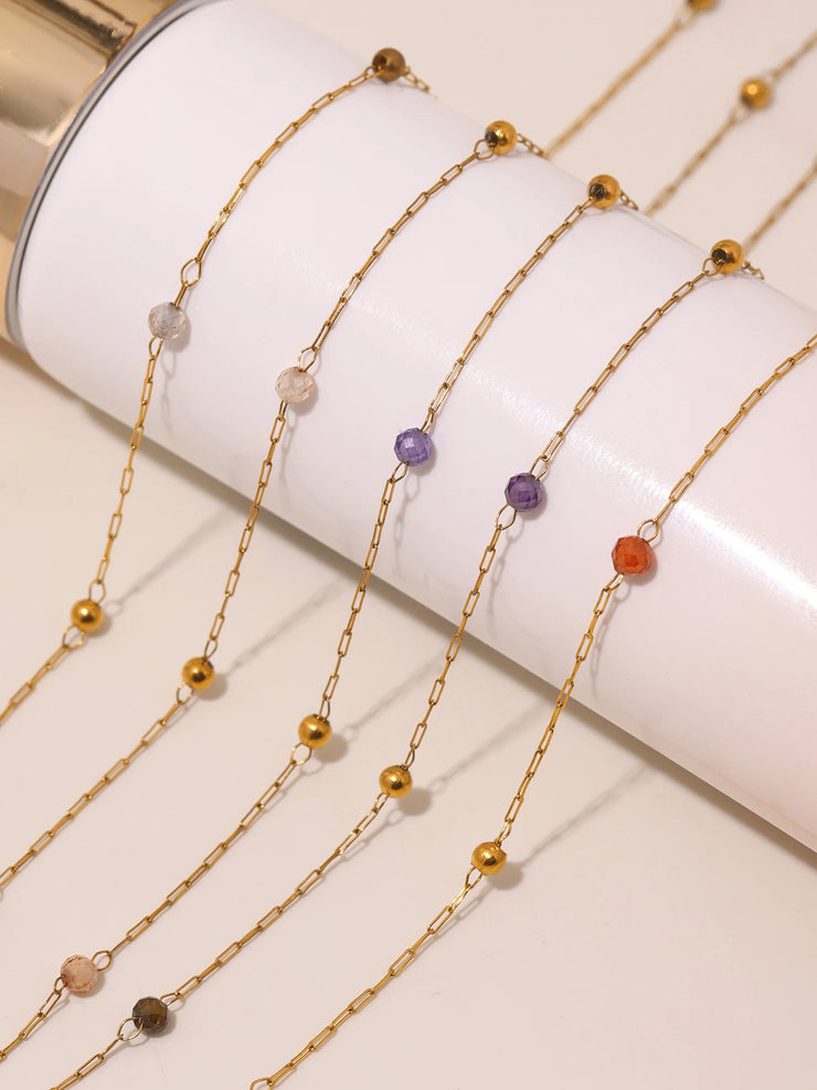 Colorful Charm Choker Necklace