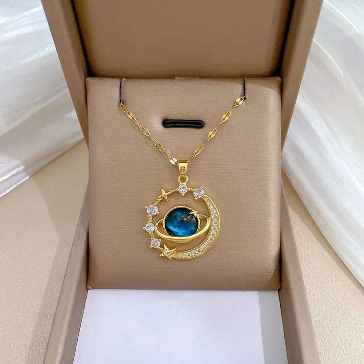 Starry Sparkle Pendant Necklace