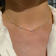 Elegant Gold Charm Necklace