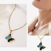 Sparkling Butterfly Necklace Charm