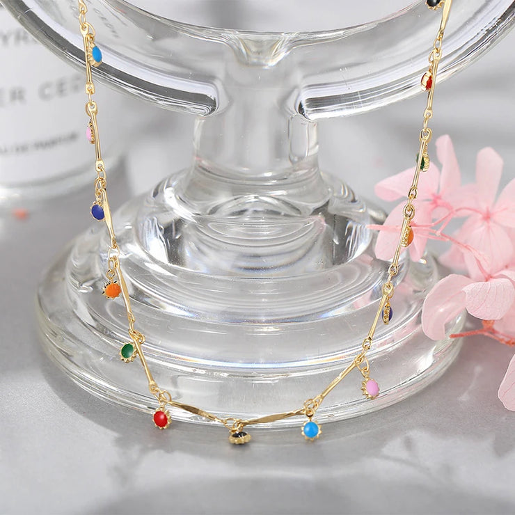 Vibrant Tassel Pendant Necklace