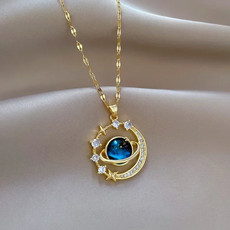 Starry Sparkle Pendant Necklace