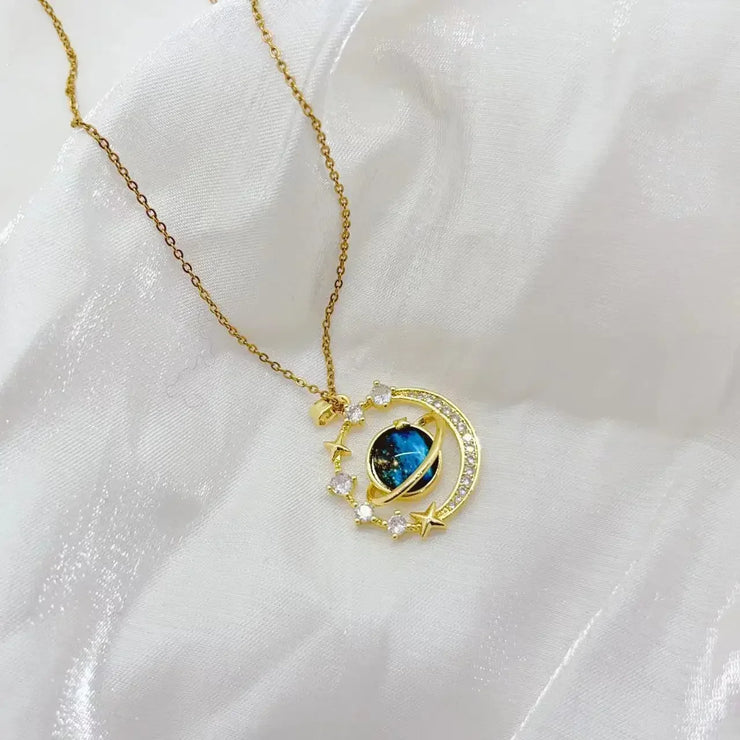 Starry Sparkle Pendant Necklace