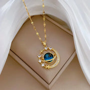 Starry Sparkle Pendant Necklace